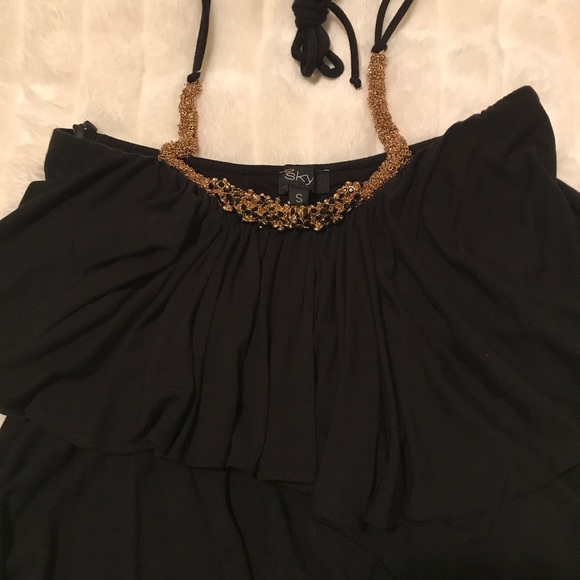 Black & Gold Top - Picture 2 of 4